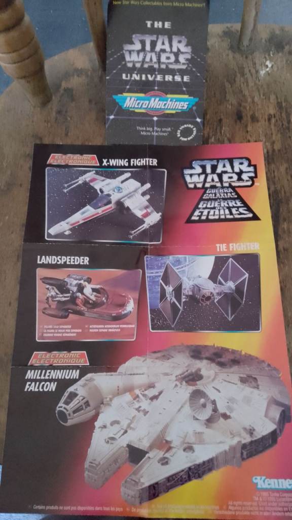 Star wars flyers from 1995 film memorabila collectibles 