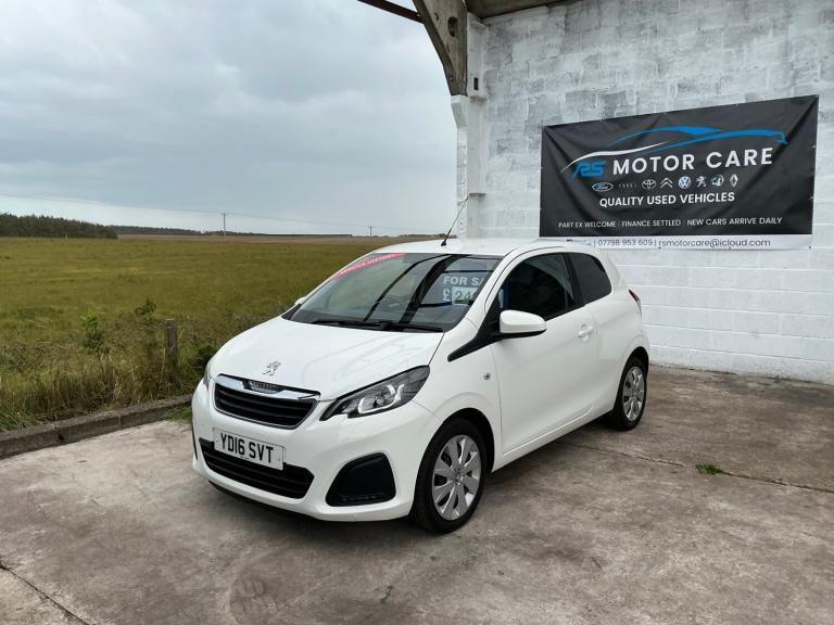 2016 Peugeot 108 10 Active 3dr HATCHBACK Petrol Manual