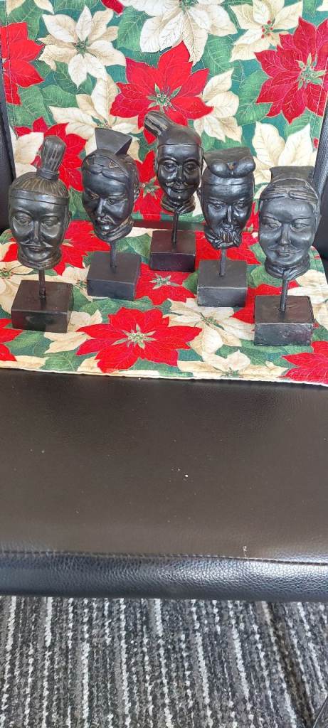 Six Terracotta Japanese Warriors 