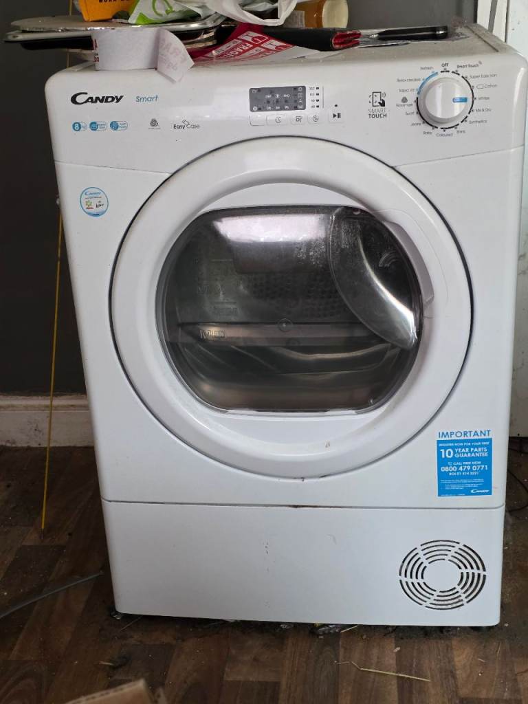Candy Smart Tumble Dryer – White, Good Working Order