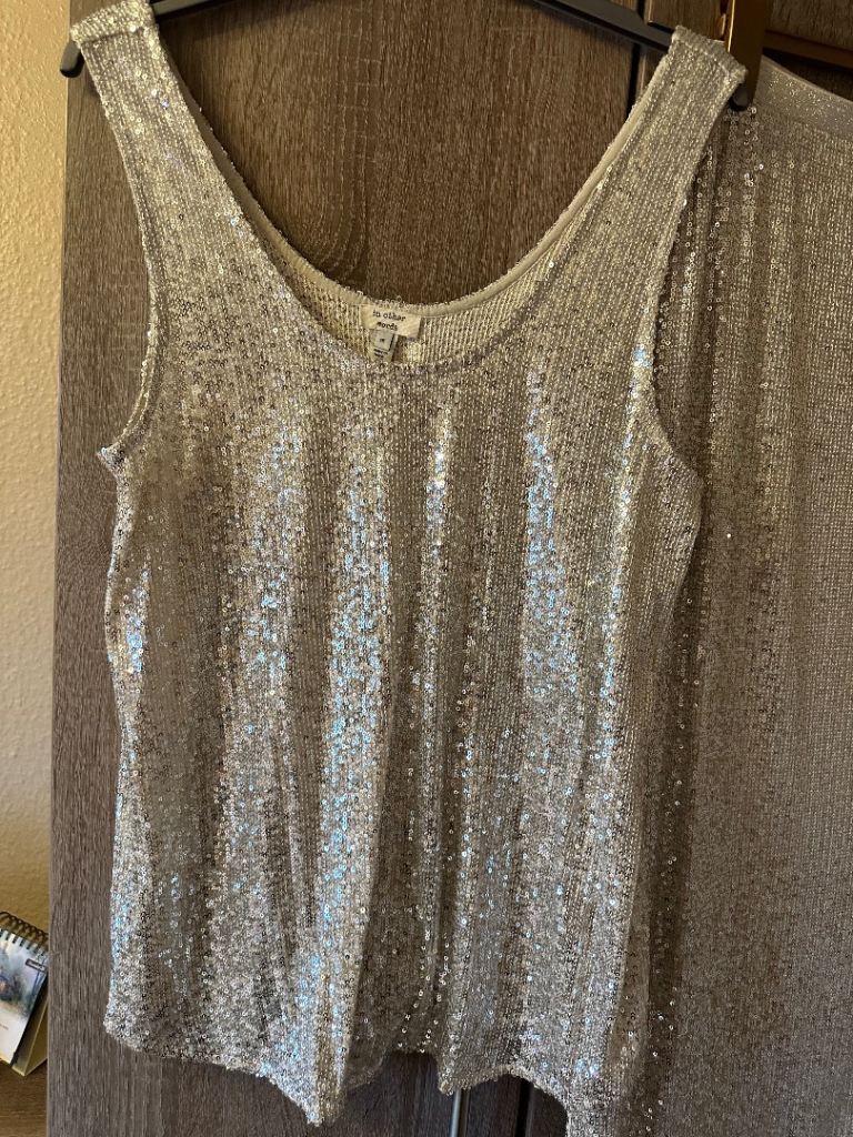 River Island sequin skirt and matching top size 16 