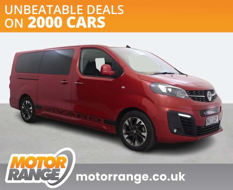 2021 Vauxhall Vivaro Life 100kW Elite L 50kWh 5dr Auto MPV ELECTRIC Automatic