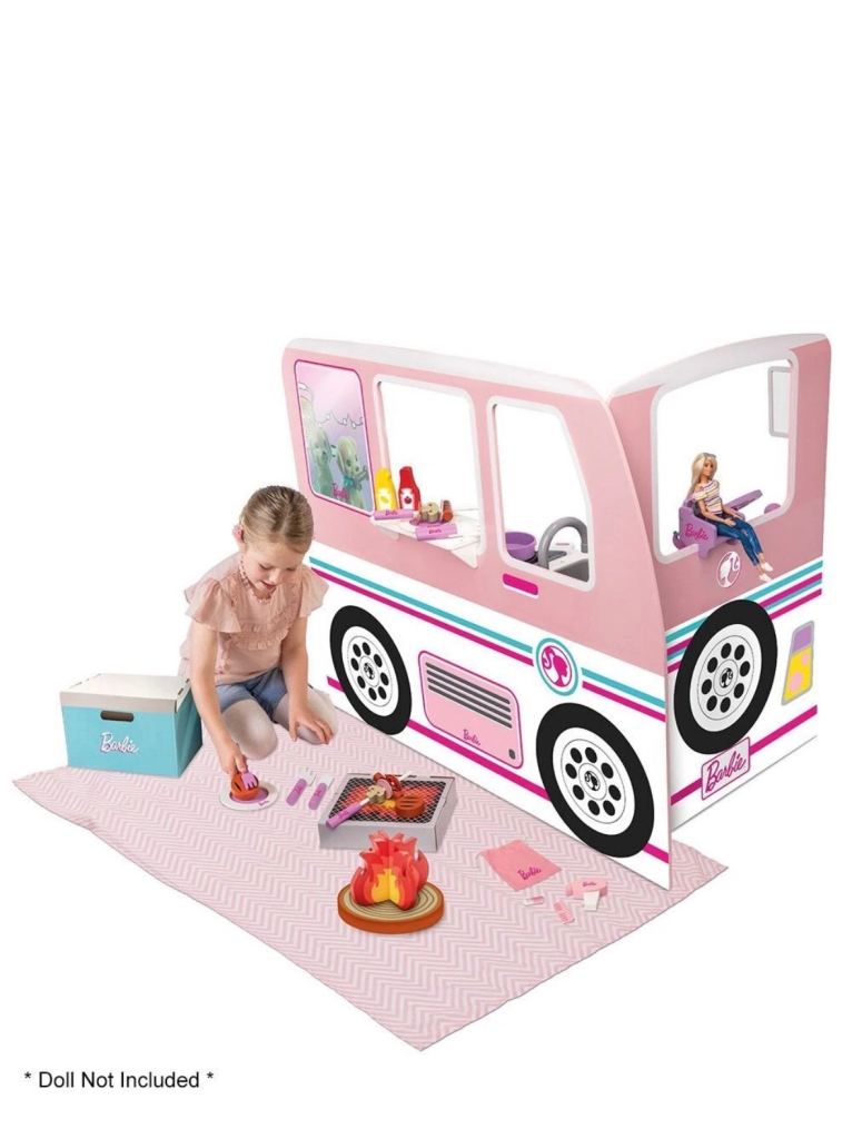 NEW Barbie Deluxe Wooden Campervan Pretend Play Toy