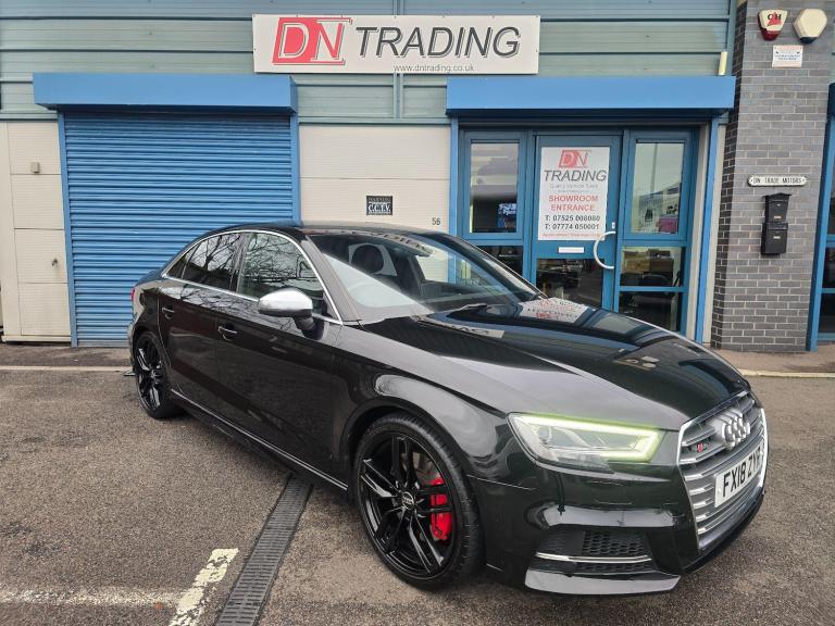 2018 Audi S3 2.0 TFSI S Tronic quattro Euro 6 (s/s) 4dr SALOON Petrol Automatic