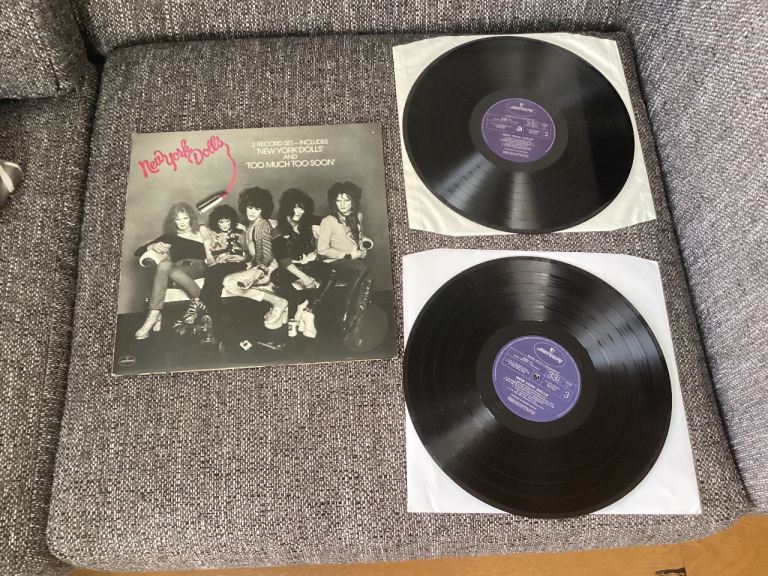 New York Dolls Rare Double LP Punk rock record 