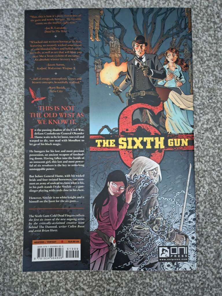 Graphic Novel - The Sixth Gun - Vols 1-5 and 7-8 