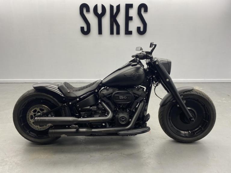2020  Harley-Davidson FLFBS Softail Fat Boy Thunderbike Build in Denim Black