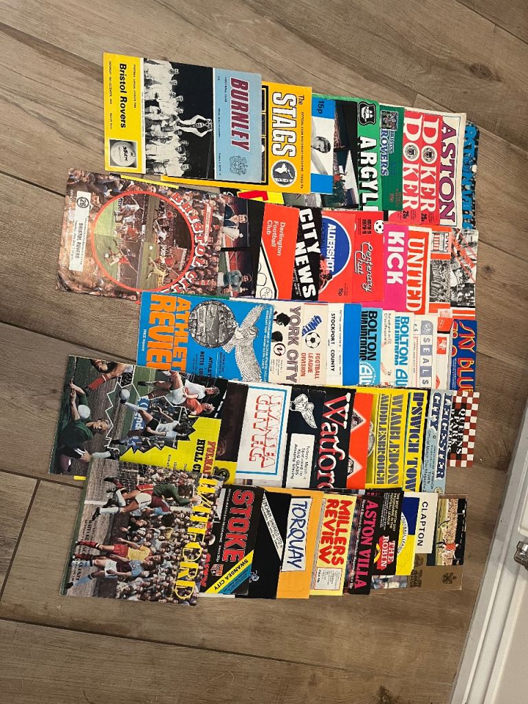 Batch of 50 mixed English club football programmes from 1970s