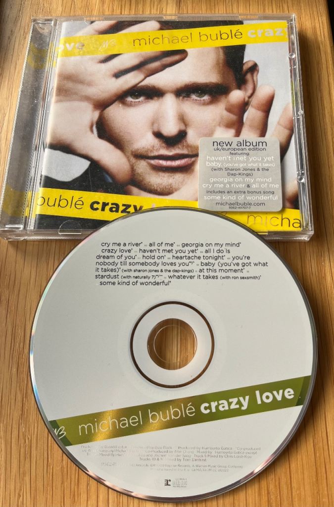 Crazy love CD by Michael Buble. £3
