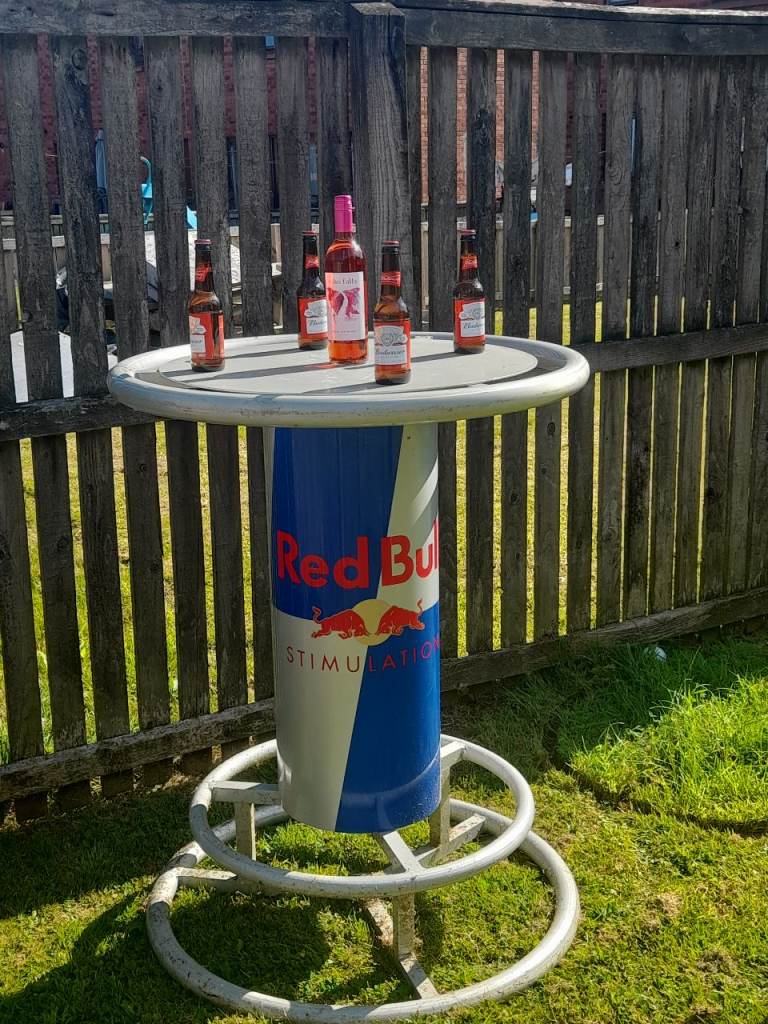 Red Bull Branded High Bar Table – Good Condition
