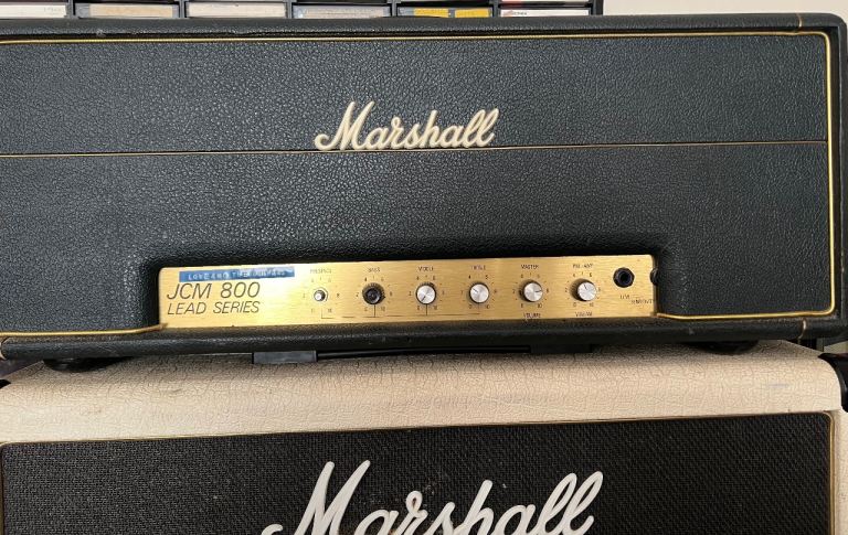 Marshall 1960s-70s 100 watt Super bass amp plus Marshall 100 watt white amp chassis 