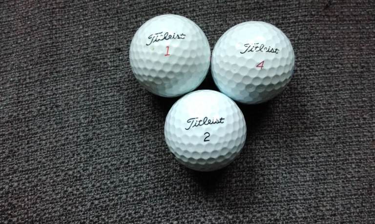 TITLEIST GOLF BALLS in EXCELLENT CONDITION for PLAY.