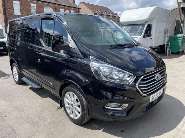 FORD TOURNEO CUSTOM 2.0 320 ECOBLUE 130BHP TITANIUM 6 SEAT CREW VAN EURO 6 2020