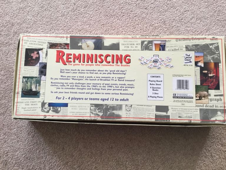Reminiscing Board Game