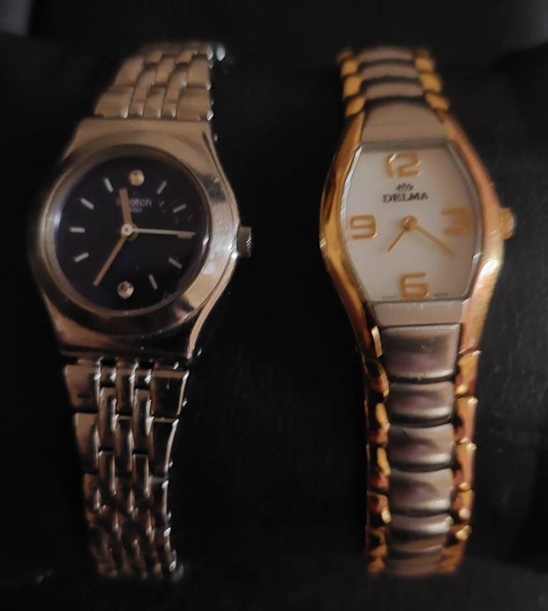 Two  beautiful swiss made watches 