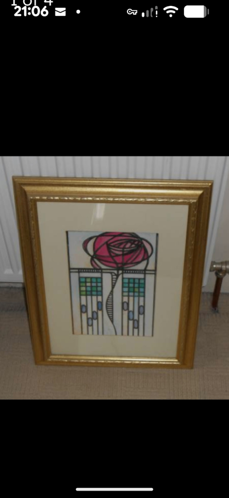3 RENNIE MACKINTOSH FRAMED PICTURES