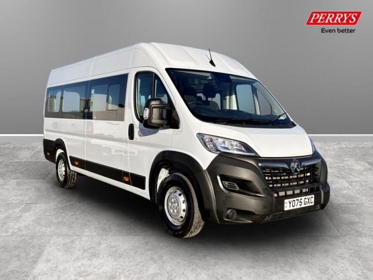 2026 Vauxhall Movano 2.2 Turbo D 165ps H2 Window Van Prime Medium Roof Window Van DIESEL Manual