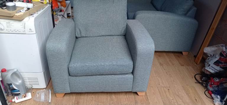 DFS fabric armchair