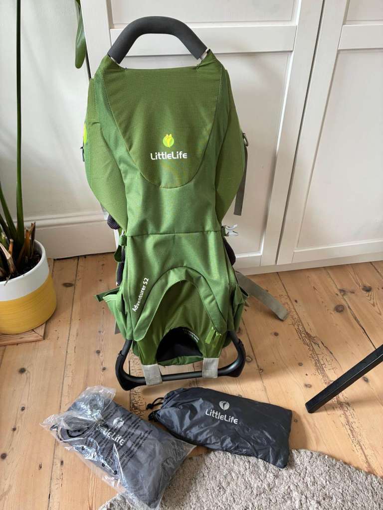 LittleLife Voyager S2 Child Carrier Backpack - Green, Good Condition