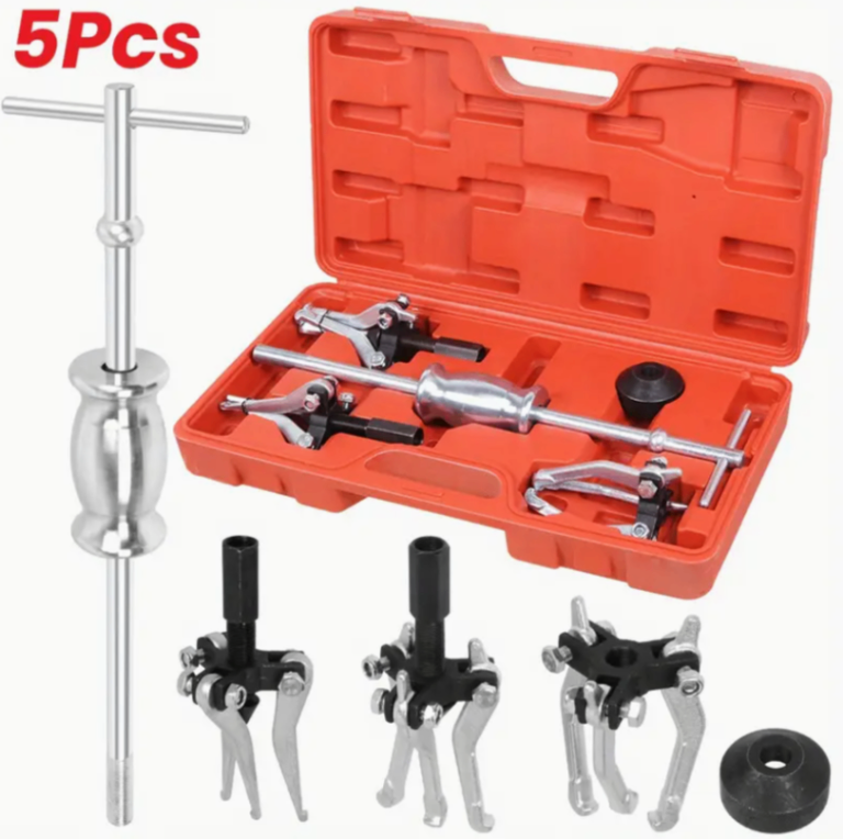 5x Bearing Puller Set Carbon Steel Internal External Removal Tool Slide Hammer