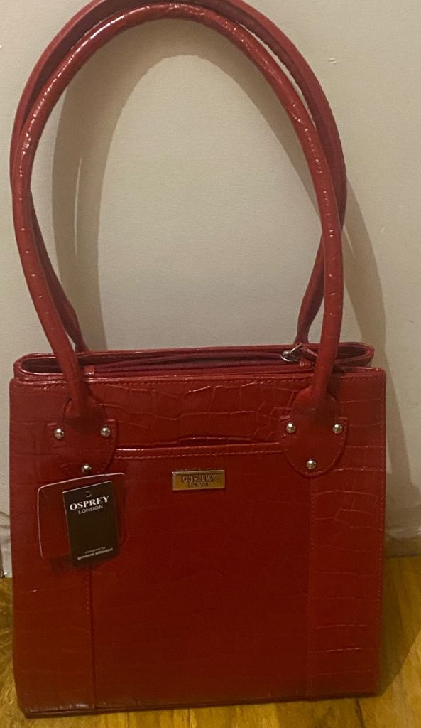 New Osprey London designer handbag graeme ellisdon edition red croc  Shoulder Bag