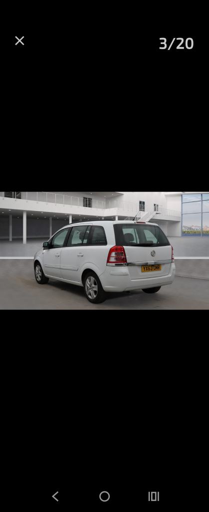2013 Vauxhall Zafira 1.6i [115] Exclusiv 5dr MPV Petrol Manual