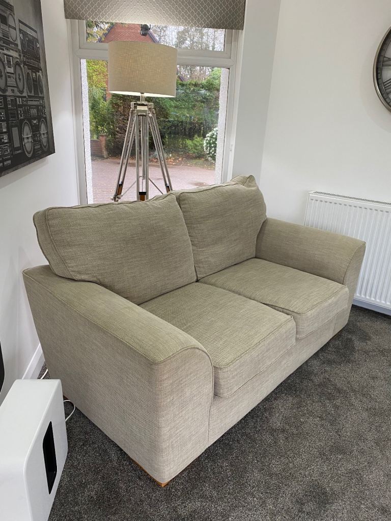 Next 2 seater sofa beige