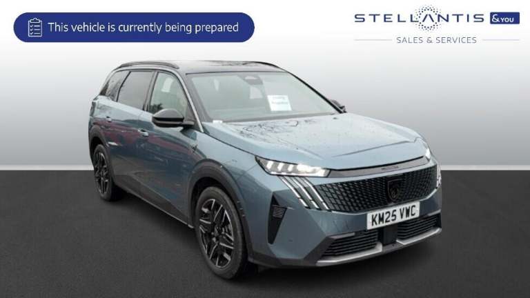 2025 Peugeot 5008 1.2 HYBRID GT SUV 5dr Petrol Hybrid e-DSC6 Euro 6 (s/s) (136 ps) SUV Hybrid Aut...