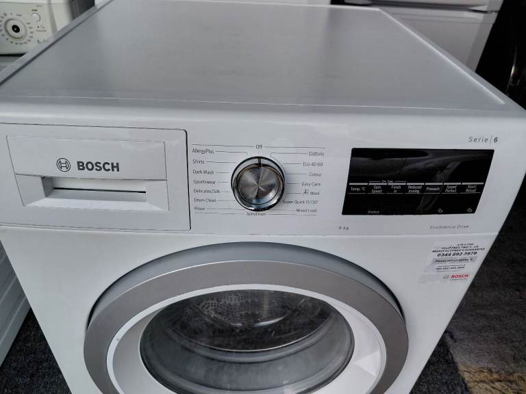 Bosch 9kg washing machines 🌟🌟🌟🌟🌟