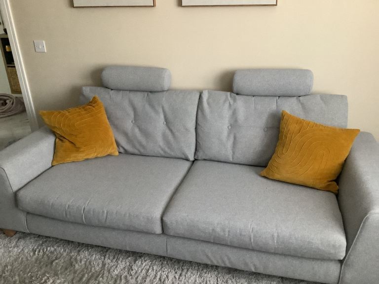 Sofa 4 seater Sofology demure grey sofa