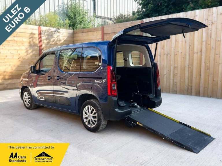 2020 Citroen Berlingo 3 Seat Wheelchair Accessible Disabled Access Vehicle WAV MPV Diesel Manual