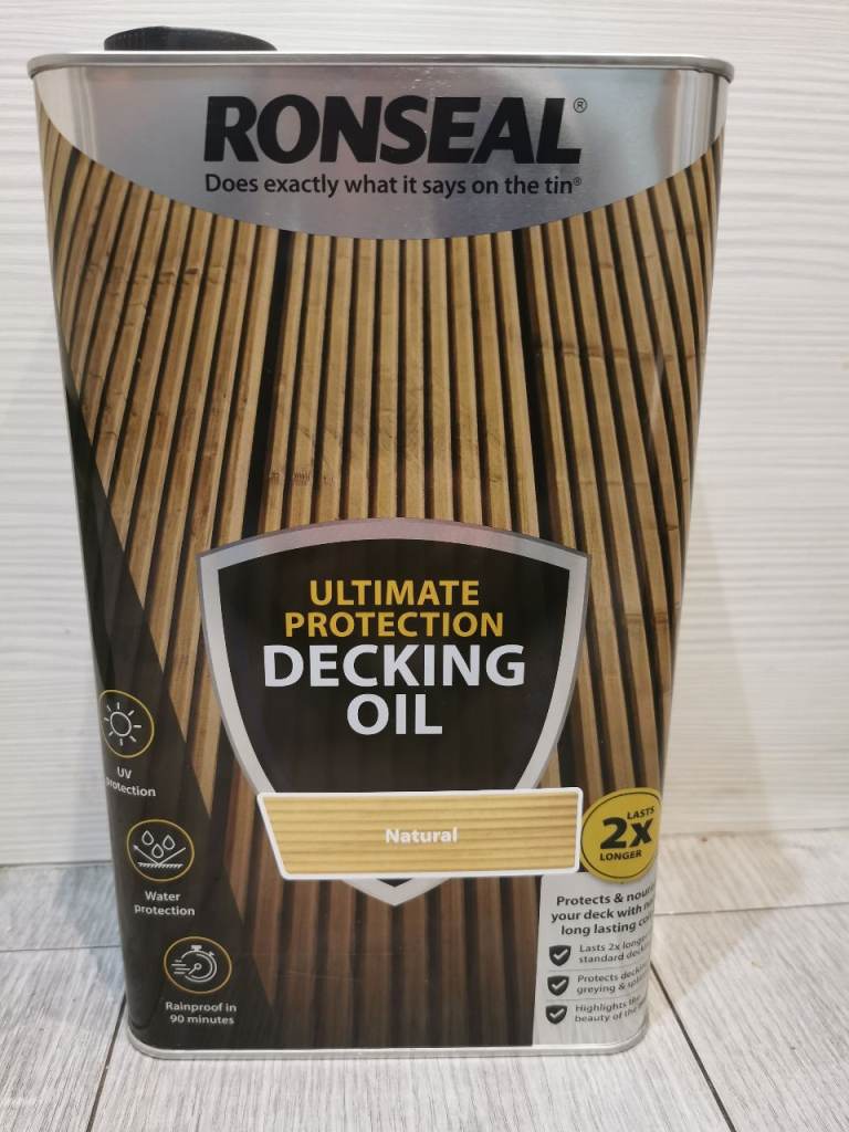 RONSEAL Ultimate Protection Decking Oil Natural 5L