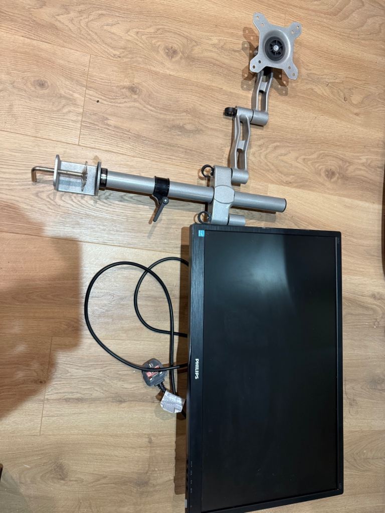 Phillips monitor with bracket for two monitors