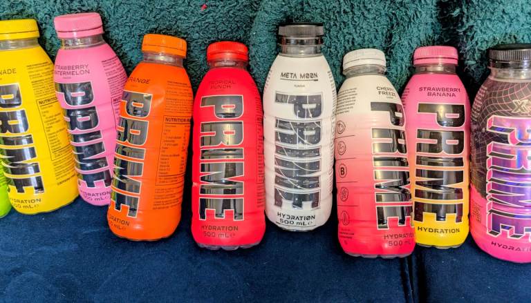 17 empty prime bottles free 