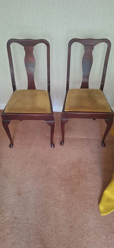Mahogany dining chairs