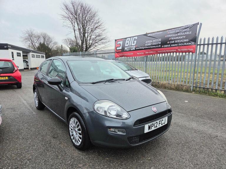 2012 Fiat Punto 1.2 Pop 3dr [Start Stop] HATCHBACK PETROL Manual
