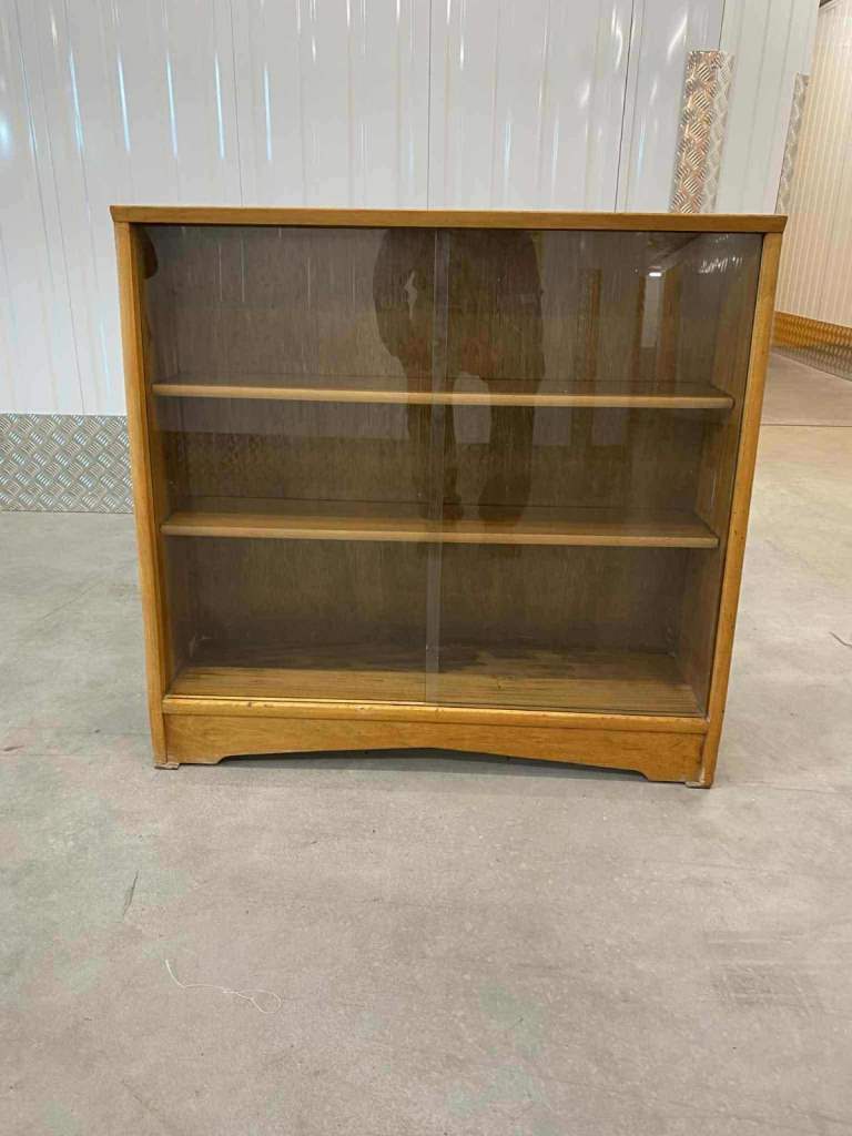 Herbert Gibbs glazed bookcase (delivery available) 