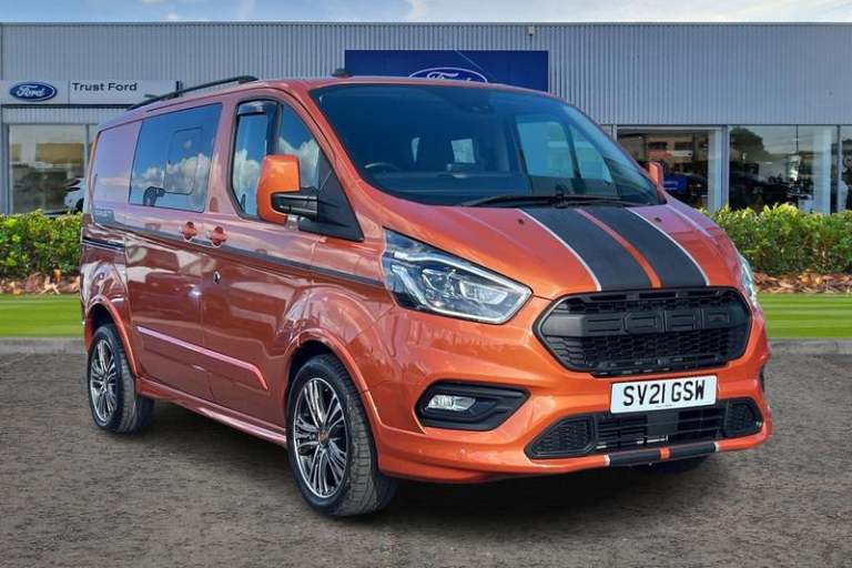 2021 Ford Transit Custom 320 Sport AUTO L1 SWB Double Cab In Van FWD 2.0 EcoBlue 185ps Low Roof A...