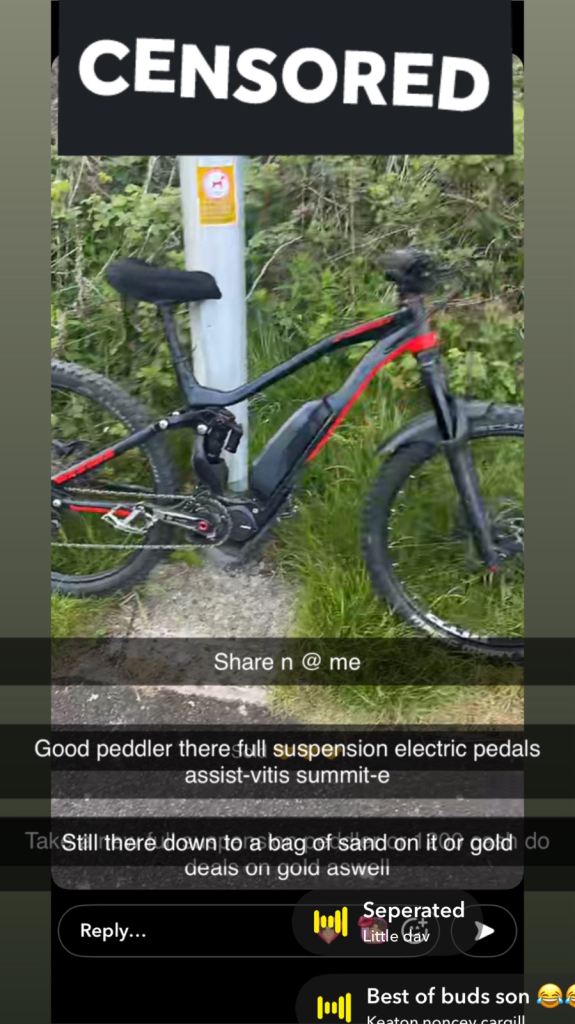 Will swap for new e-bike or road legal 125cc motorbike