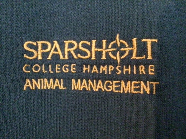 Sparsholt College Animal Management wear