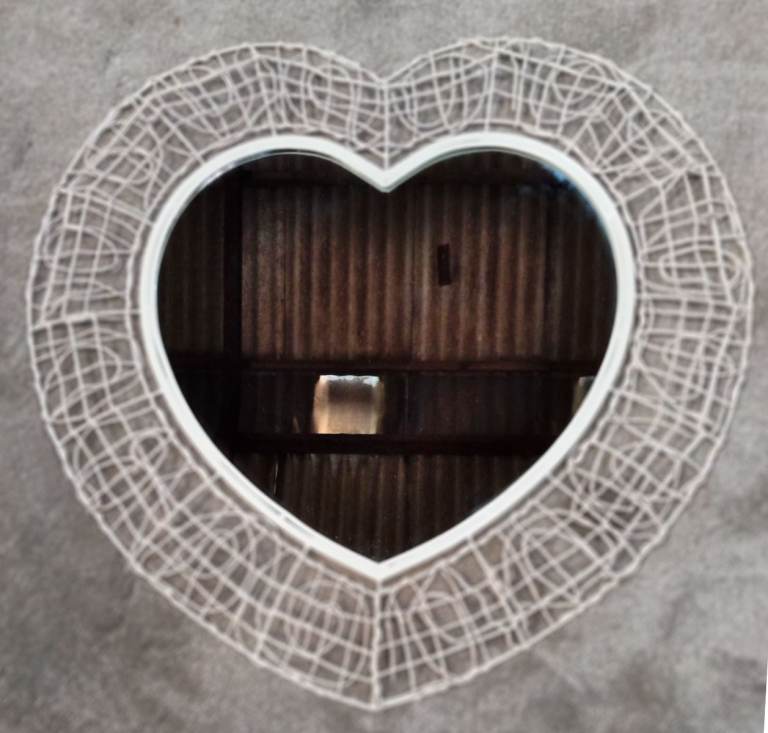 Mirror Decorative Heart Shape