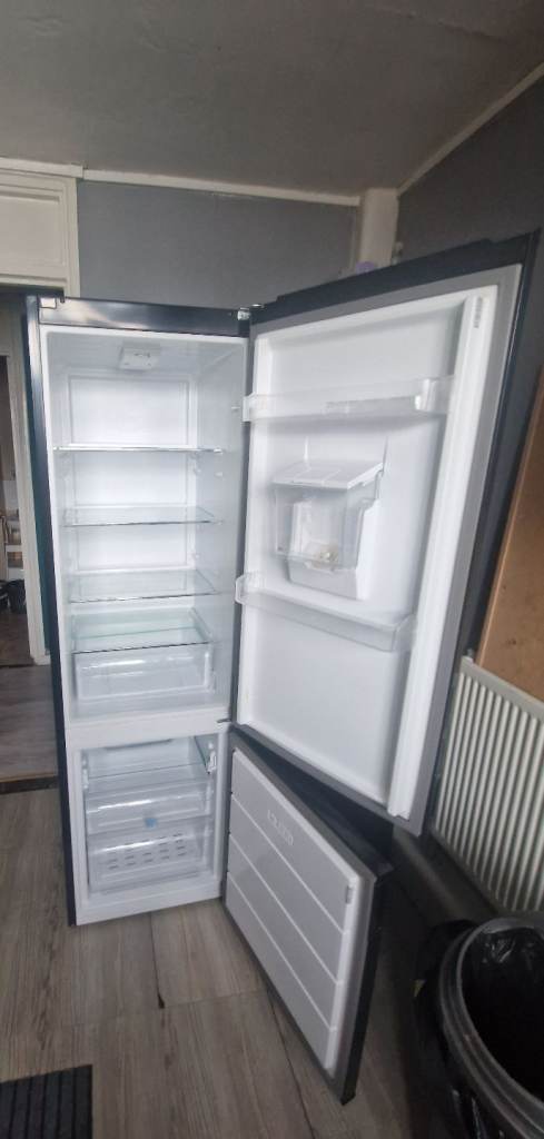 Bush Fridge Freezer – Black – A+ Energy Rated – Built-in Water Dispenser