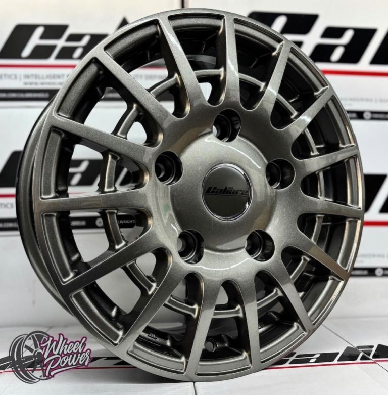 16” 5x160 Calibre T Sport Wheels New Load Rated Grey Alloys Ford Transit Custom