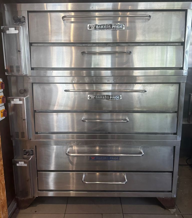 🔥 BAKERS PRIDE 4151 TRIPLE STACK COMMERCIAL GAS PIZZA OVEN 🔥