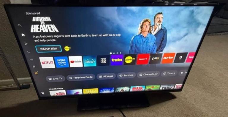 Bush 43" Smart 4K Fire TV Ultra HD HDR Freeview HD Netflix Prime YouTube