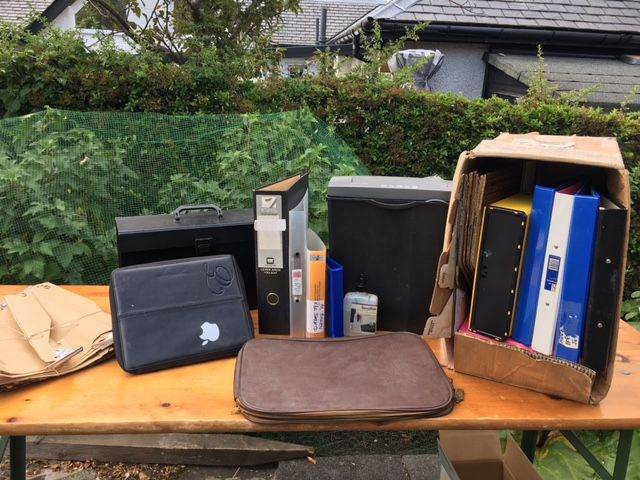 Mixed Lot: Apple iPad Case, Swordfish Shredder, Journal Holders, Desk Organisers
