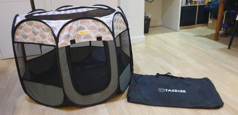 TASDISE Pet/Small Dog Playpen - Foldable & Portable