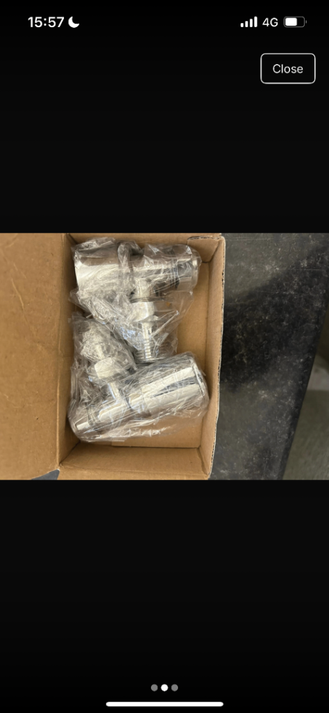 Forte chrome towel rail