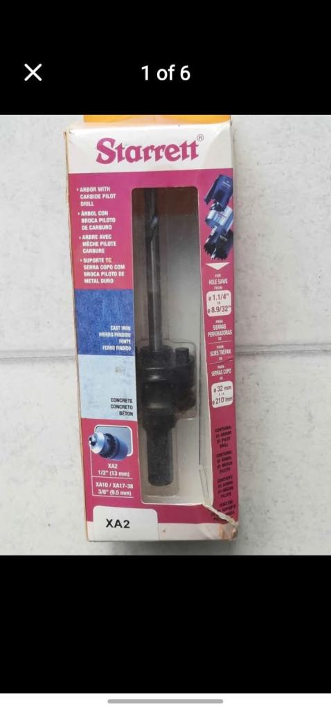 New Hole Saw Drill Bits by Starrett, Dart, Faithfull, Bosch