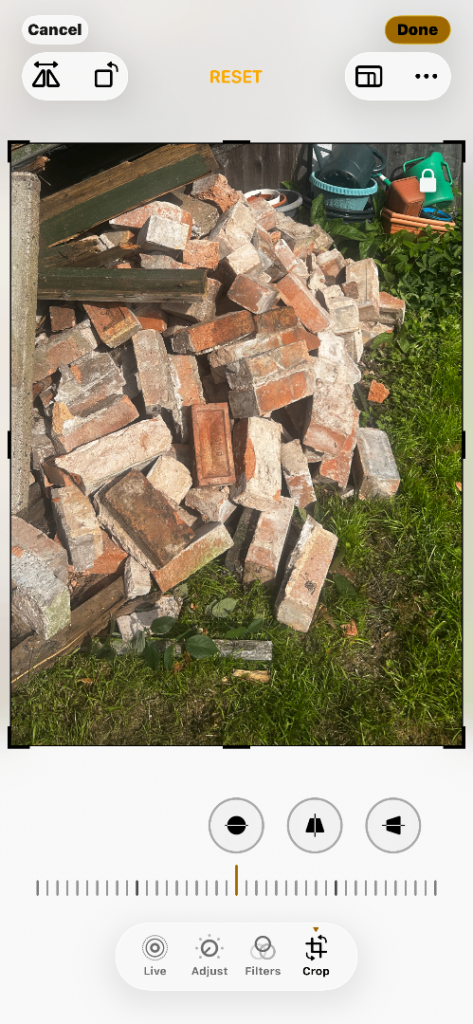 Reclaimed Bricks and Wood – Ideal for Garden Projects